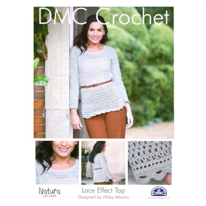 DMC Lace Effect Top Crochet Pattern